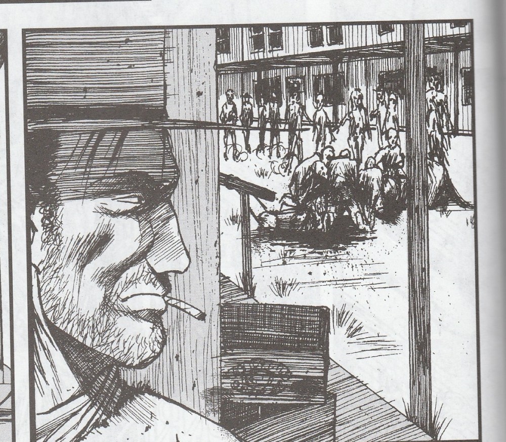 The Man with No Name rides into a town where a zombie outbreak is in full swing.