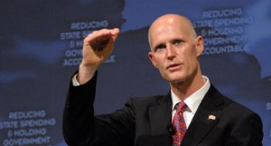 INNOVATIVE Gov. Rick Scott has turned to magic to keep sea levels from soon rising above tourists' heads.