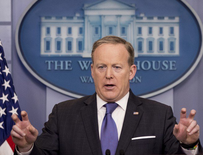 sEAN SPICER AIR QUOTES